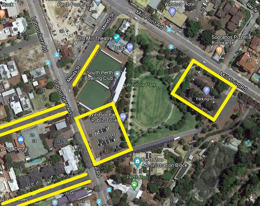 South Perth Parking options